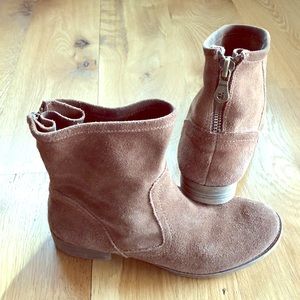 Lucky Brand Suede Bootie Size 7.5
